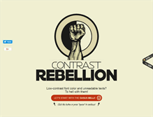 Tablet Screenshot of contrastrebellion.com